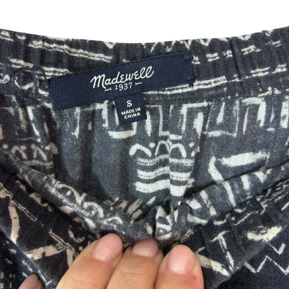 Madewell Kingston Cover Up Jumpsuit Inkstone Aztec Tribal Strapless Boho Size S - Picture 8 of 10